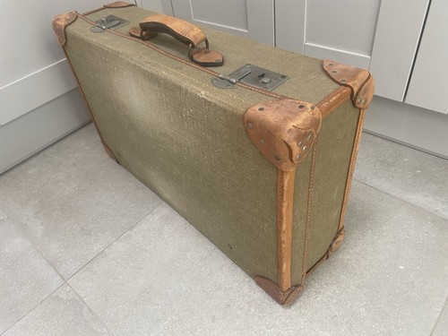 Vintage canvas and - canvas, leather