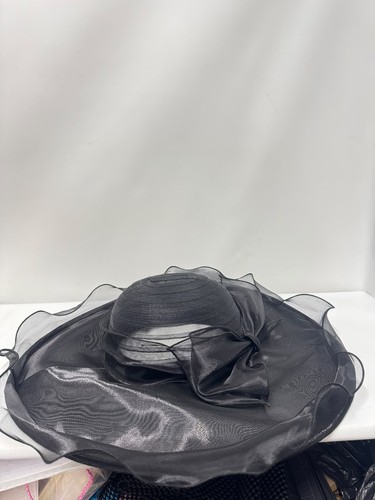 Black wide brim occasion - sg,