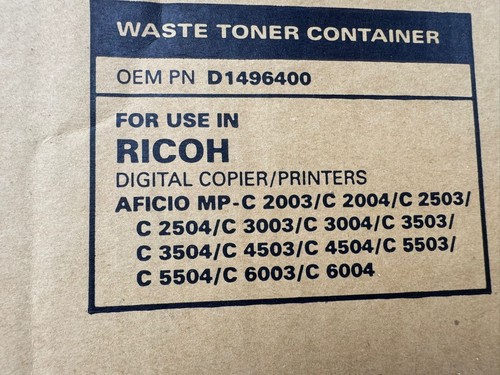 Genuine ricoh waste toner - ricoh,