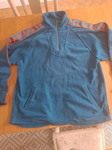Blue men zip sweatshirt - men's,