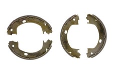 Brake shoe set, parking brake