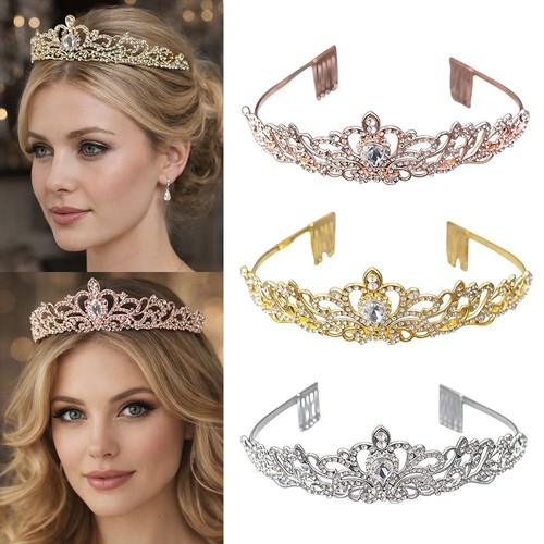 Silver color bridal tiara - silver,