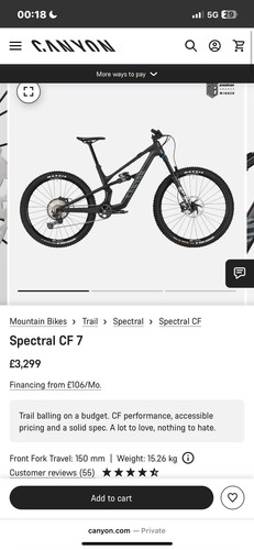 Canyon spectral carbon - canyon, cf