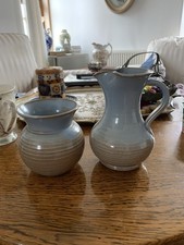 Prinknash Pottery Jug And Vase