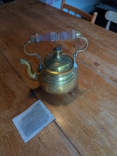 Small Antique Brass Tea Pot