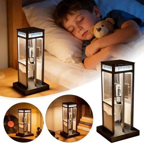 Retro vintage tall phonebooth - vintage,