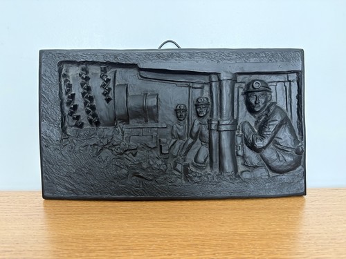 Vintage coal mining wall - coal,