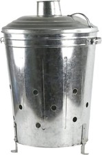 Galvanised incinerator fire - galvanised,