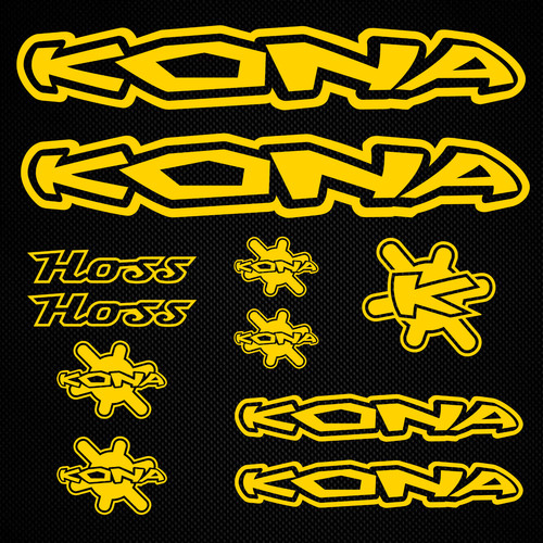 Kona hoss decals mountain - decals, bike