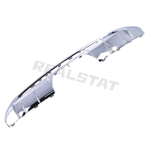 Rear bumper lower chrome trim - rear,