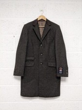 Marks & Spencer Moon Yorkshire Tweed Jacket 100% Wool Brown - Size M