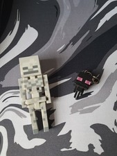 Minecraft Skeleton Figure And Enderman Gatcha Charm Excellent Condition
