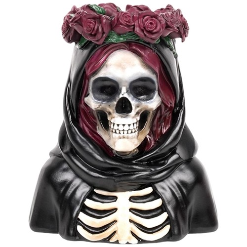 Gothic skull statue vases - gothic,