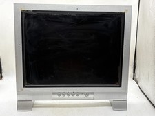 GOODMANS GLCD15M2 15” WIDE SCREEN LCD MONITOR SILVER TV SCREEN UNTESTED