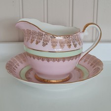 Vintage Pink & Green Fine