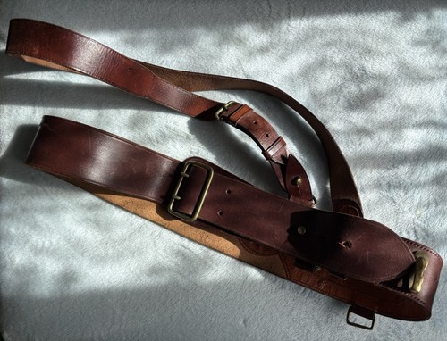 Sam browne belt with all - 39”,