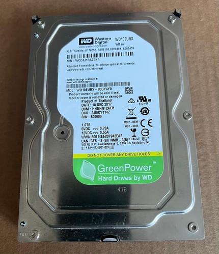 Western digital wd10eurx - digital, av-gp