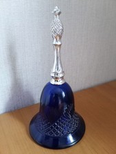 Collectable BRISTOL BLUE BELL SHAPED AVON BOTTLE in great condition.