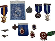 Royal Life Saving Society Medals and Badges Collection Mixed Lot
