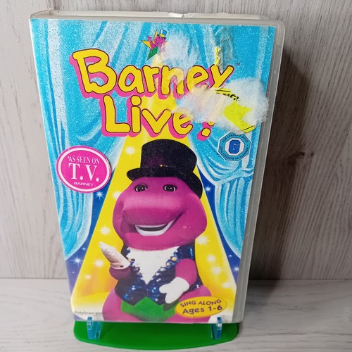 Barney live vhs rare retro - rare,