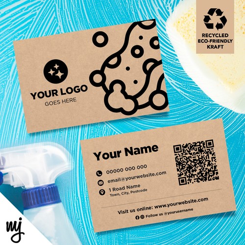 Kraft business cards - kraft, eco