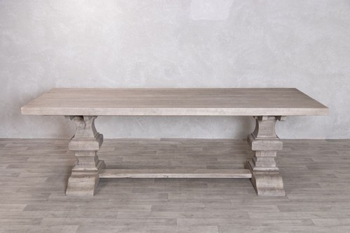 Rustic extending dining table - rustic,