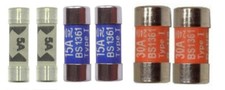6x Mixed Fuses 5A 15A 30A