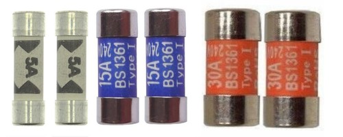 Mixed fuses 15a - 6x, 30a