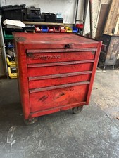 Rare Genuine Vintage Classic Snap On Tool Chest Box Cabinet Roll Cab