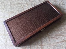 Wooden Backgammon game hand