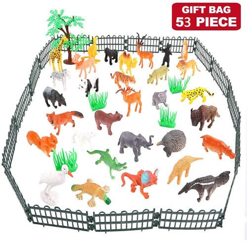 Pieces zoo animals - 53,