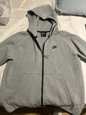 Nike Men's Grey Tech Fleece Hoodie Original