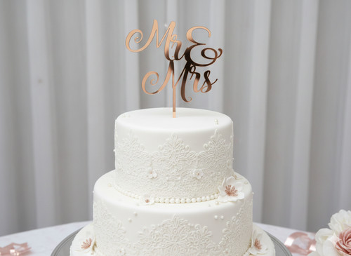 Wedding cake topper mrs - topper,