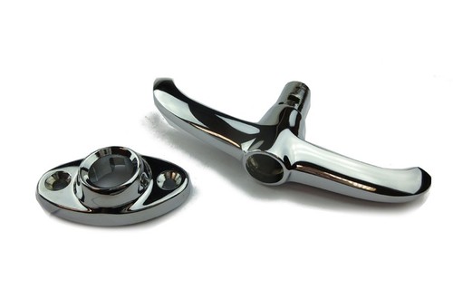 Boot handle escutcheon - &,