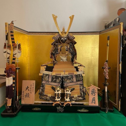 Samurai kabuto armor display - armor,
