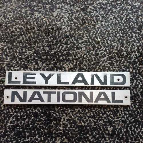 Leyland national mk1 badges - leyland,
