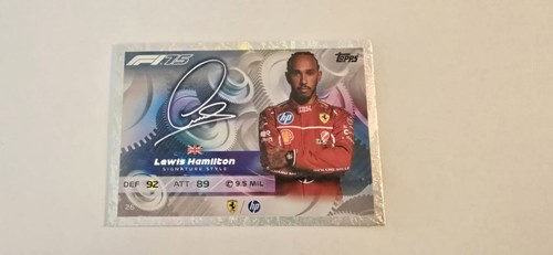 Lewis hamilton topps 75 - topps, f1