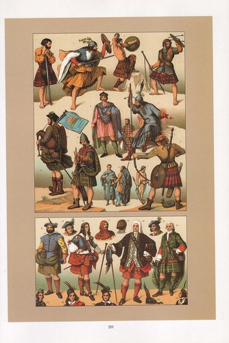 Vintage fashion costume print - vintage,