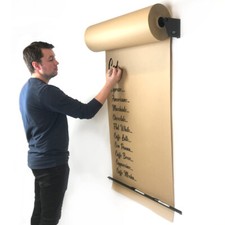Brown paper roll dispenser - brown,