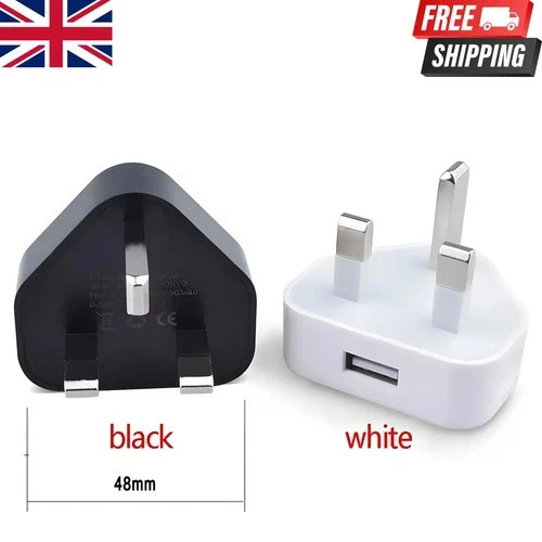 Pin dual usb plug - uk,