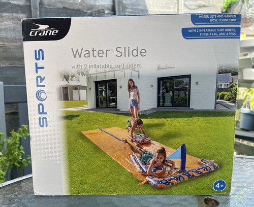 Double water slide with - double,