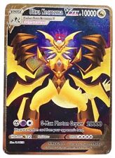 Pokemon Pikachu Charizard Metal Gold FanArt Design Card COLLECTABLE DX EX VMAX