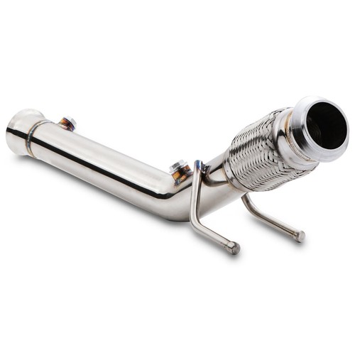 Stainless race exhaust front - race,