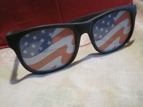 Vtg novelty patriotic flag - vtg,