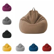 New Lazy Sofa Cover Without Filler Seat Bean Bag Puff Couch Tatami Chairs Covers