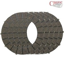 BSA B25 B50 CLUTCH PLATES Set of 5 Plates 40-3233