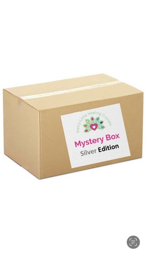 Mystery crystal box silver - crystal,