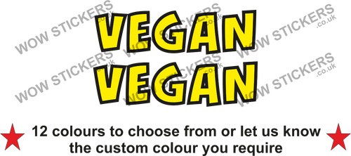 Vegan stickers street - 2,