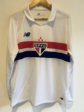 Authentic São Paulo New Balance 2024/25 Long Sleeves Home Kit. VGC. Large.