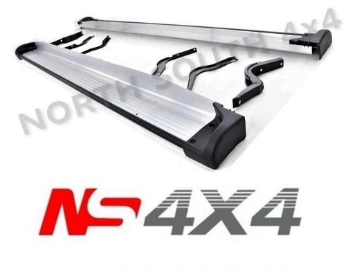 Side step pair with brackets - pair,